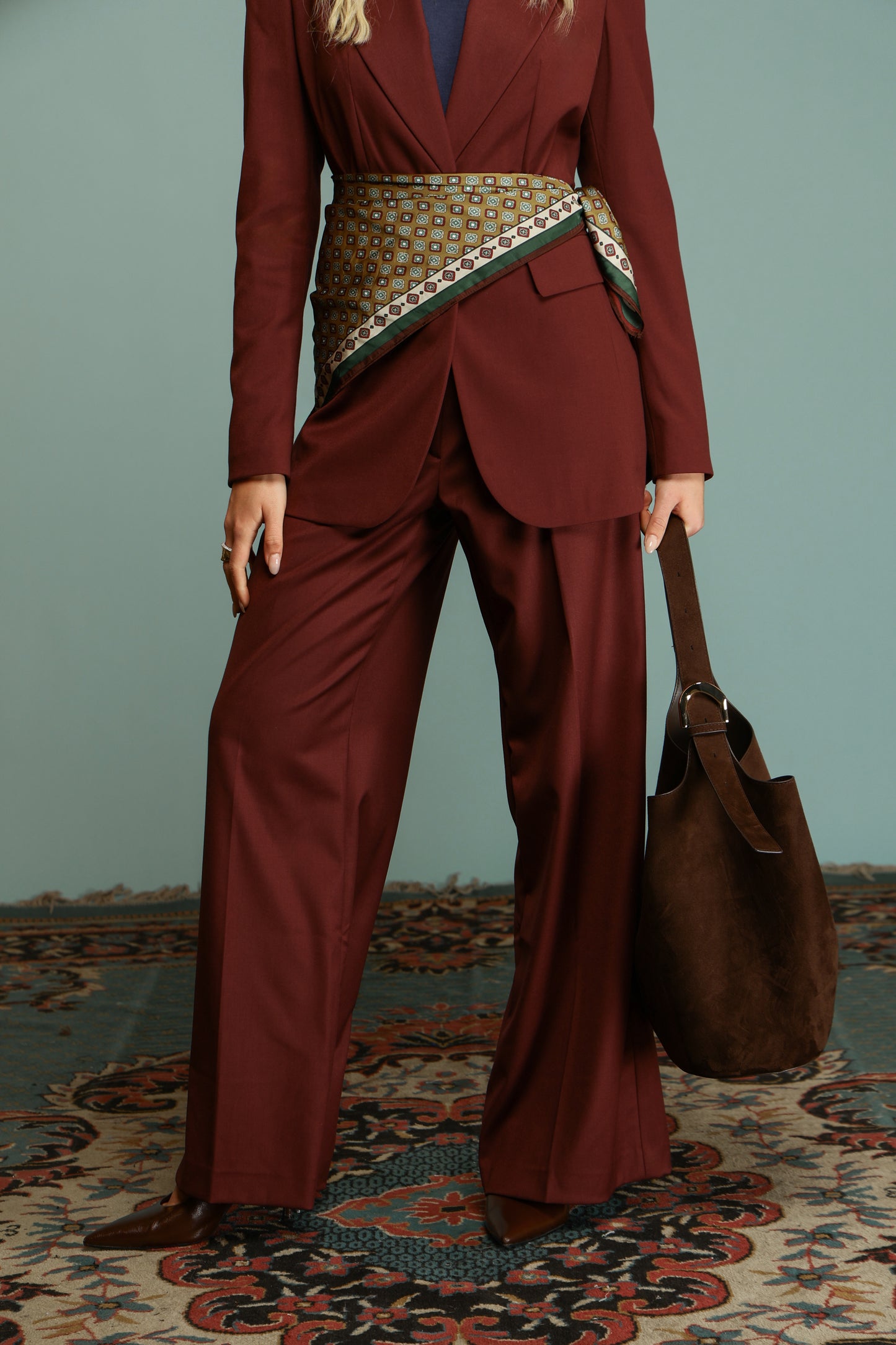 TAILLEUR MONOPETTO DIANA BORDEAUX