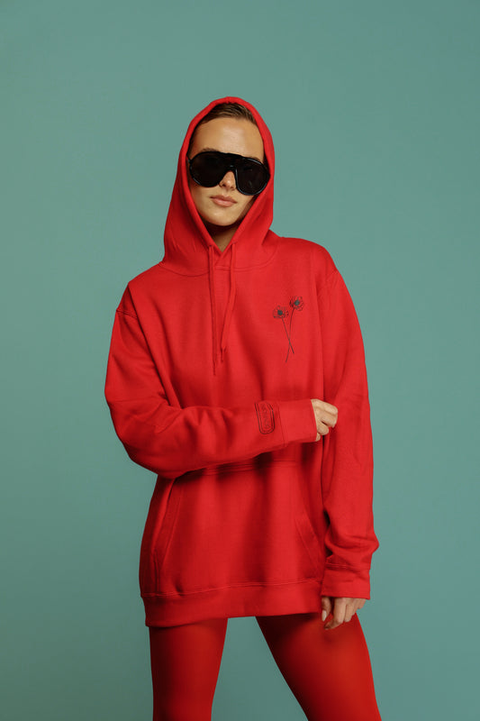 FELPA FLOWER FOR YOU ROSSO