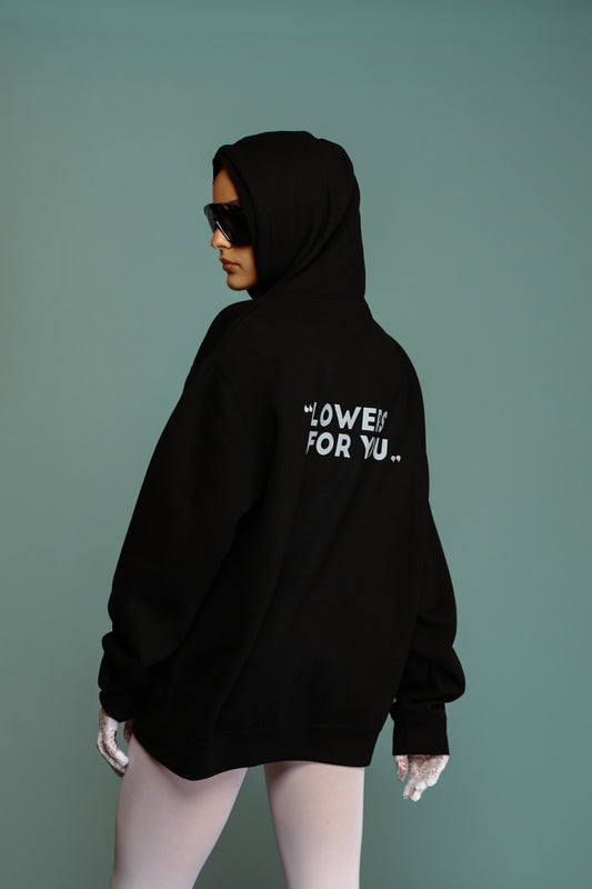 FELPA FLOWER FOR YOU NERO