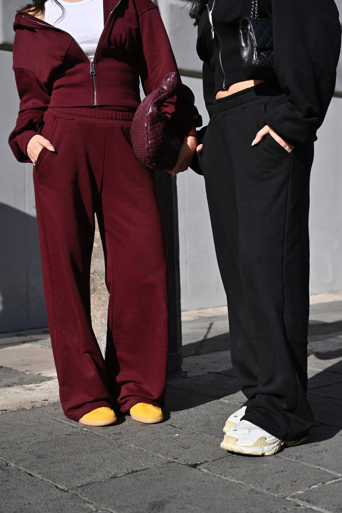 BURGUNDY TROUSERS
