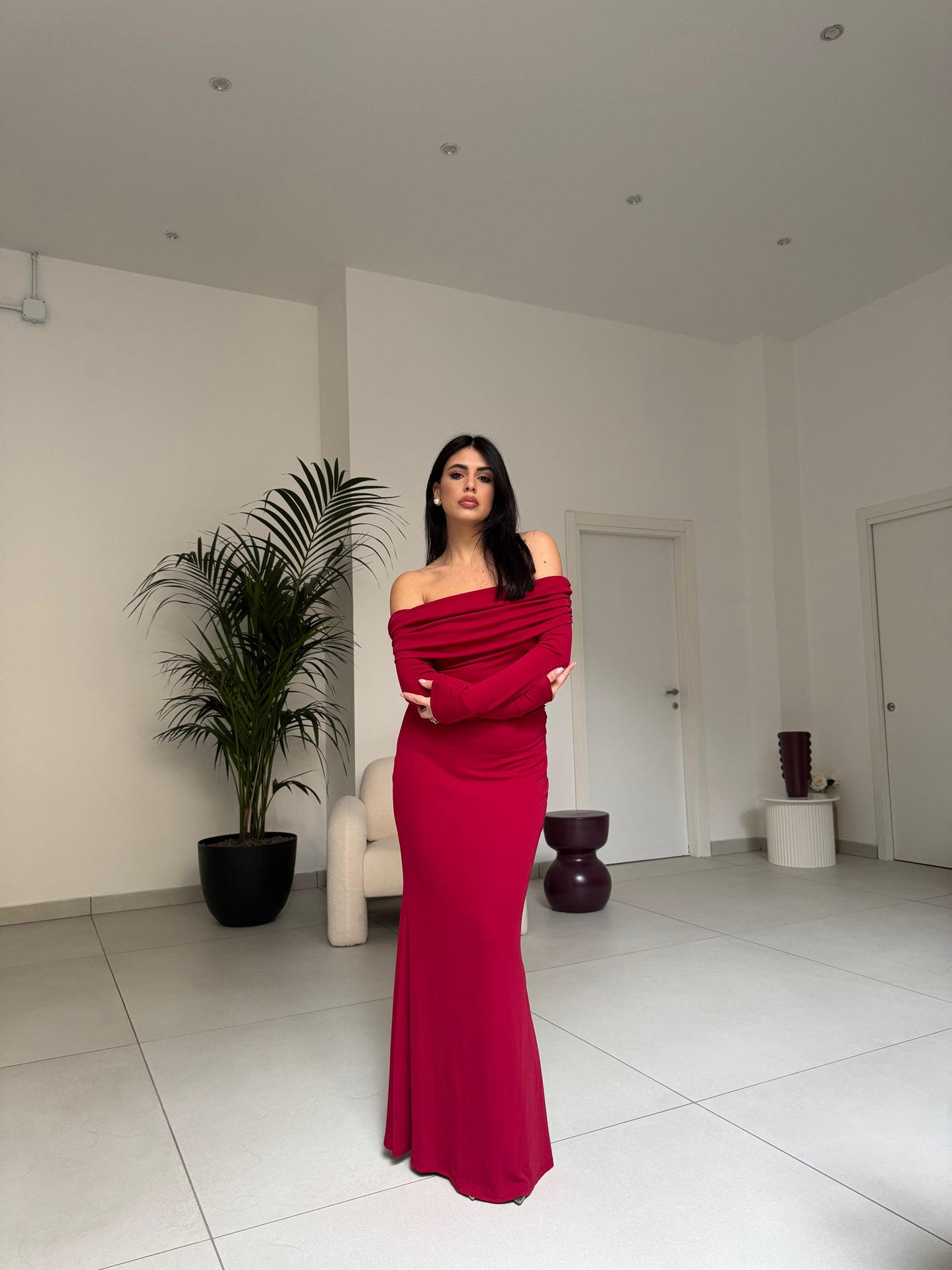 ABITO BRIGITTE ROSSO