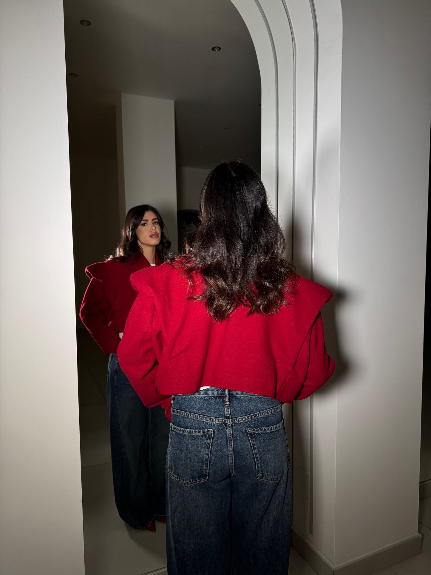 GIACCA PRAGA ROSSO RUBINO