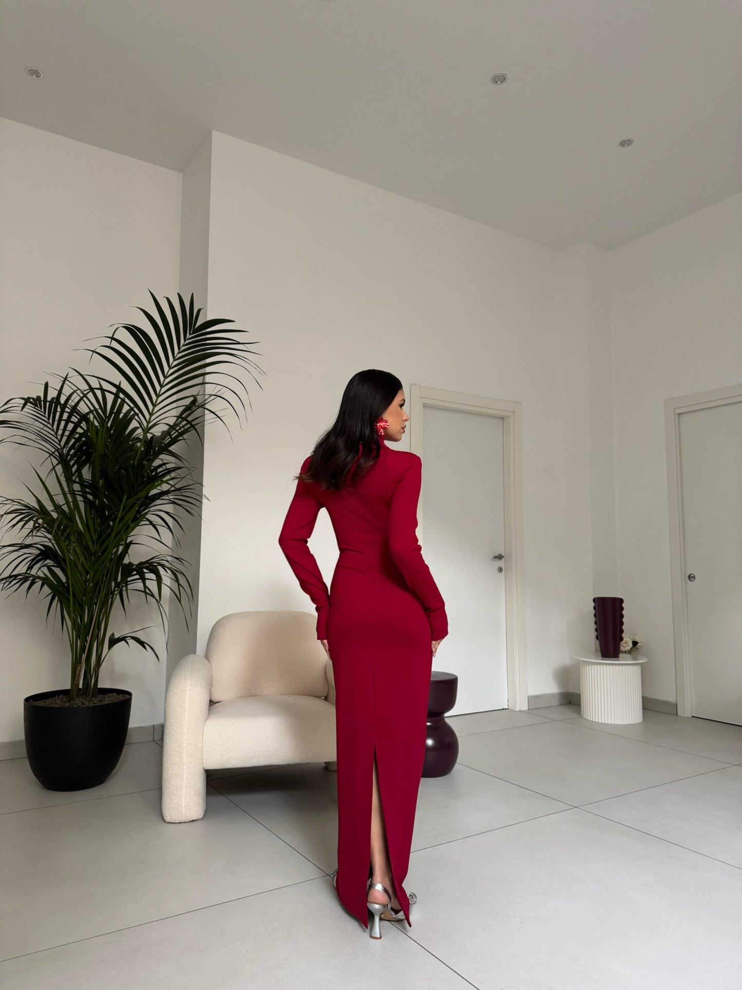 ABITO MOONLIGHT ROSSO