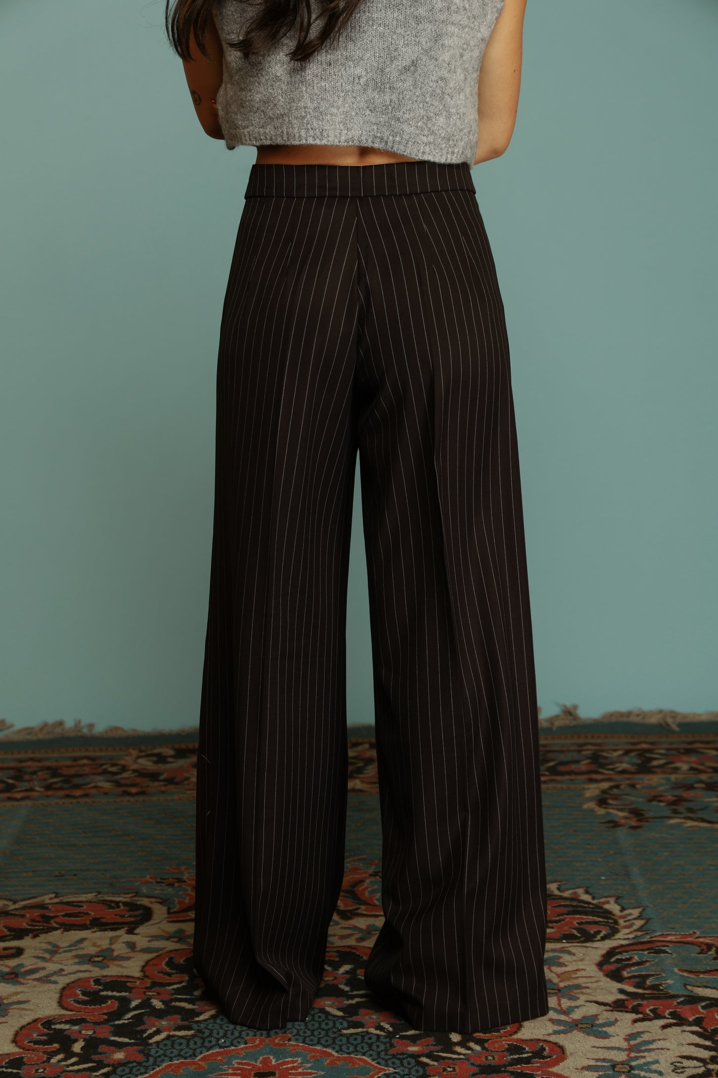 TAILLEUR DOPPIO PETTO GESSATO OLIVIA NERO