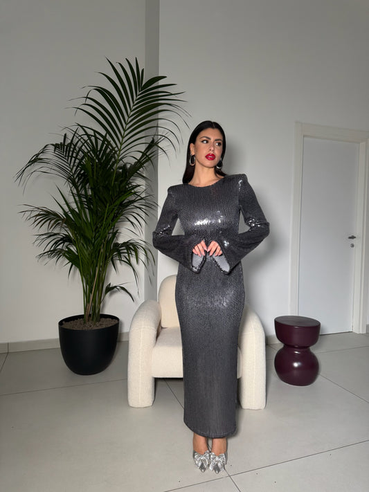 ABITO SPARKLE GRIGIO PIOMBO