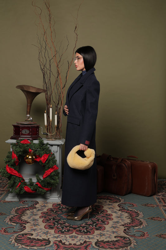 MAXI CAPPOTTO MIRANDA BLU