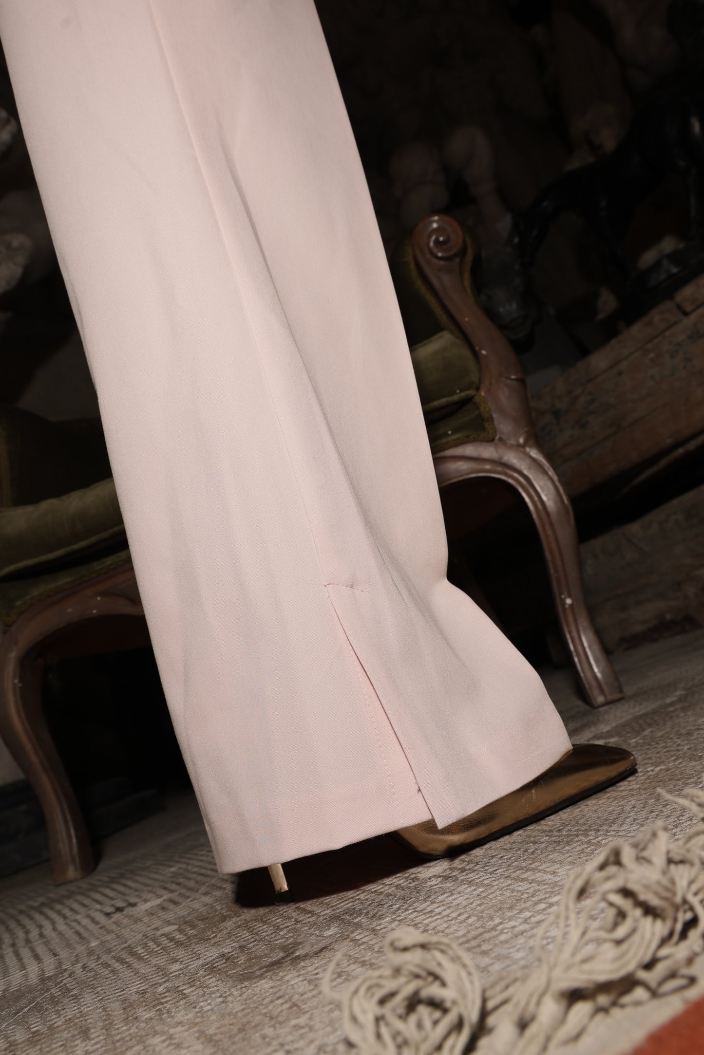 PANTALONI SARTORIALE ARTEMISIA ROSA CIPRIA
