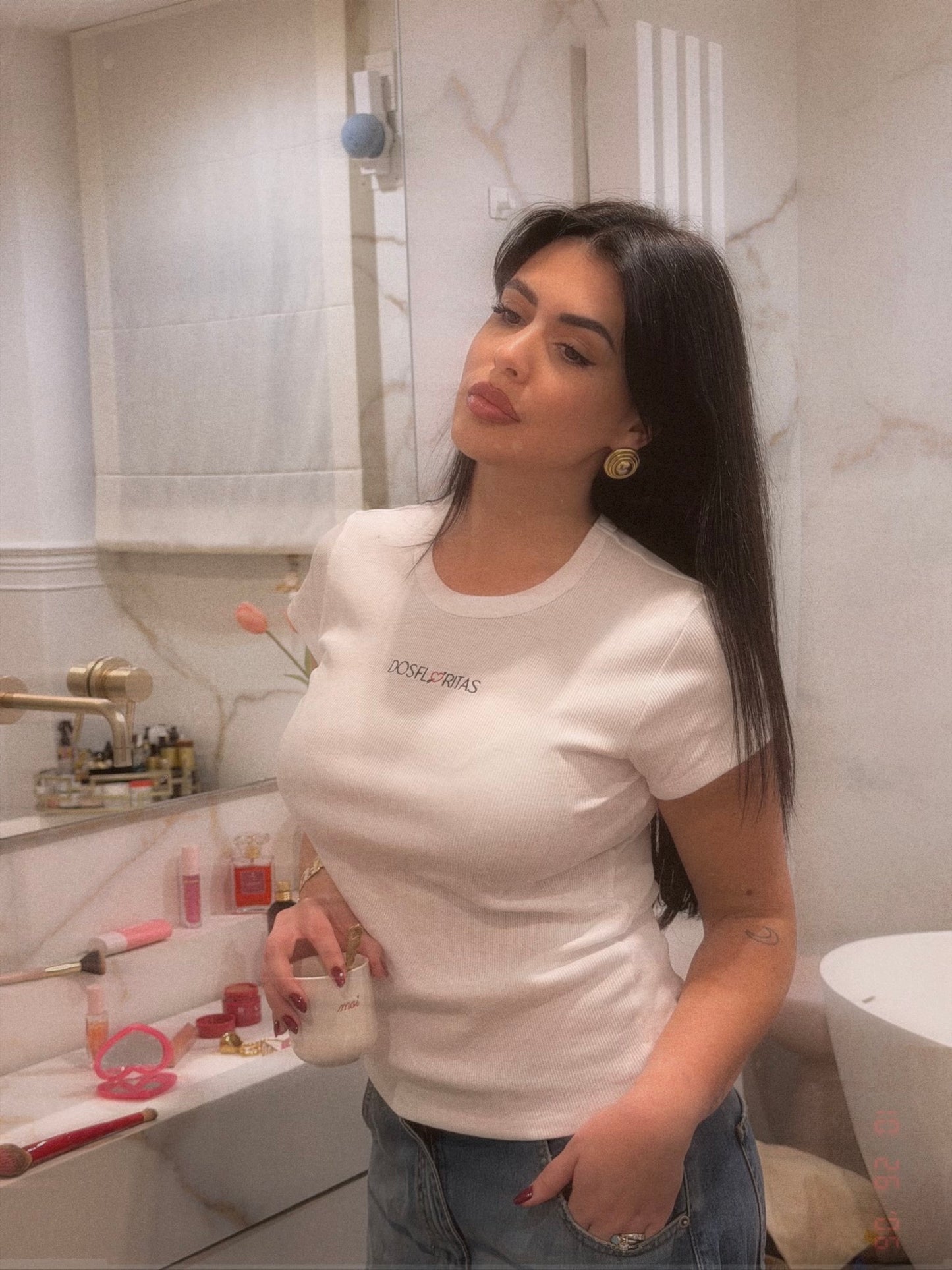 T-SHIRT LOVE BIANCO