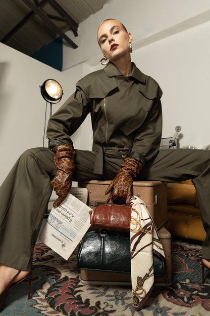 PANTALONE ALTHEA VERDE MILITARE