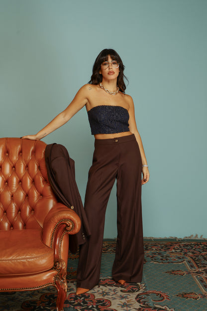 TAILLEUR MONOPETTO DIANA CIOCCOLATO