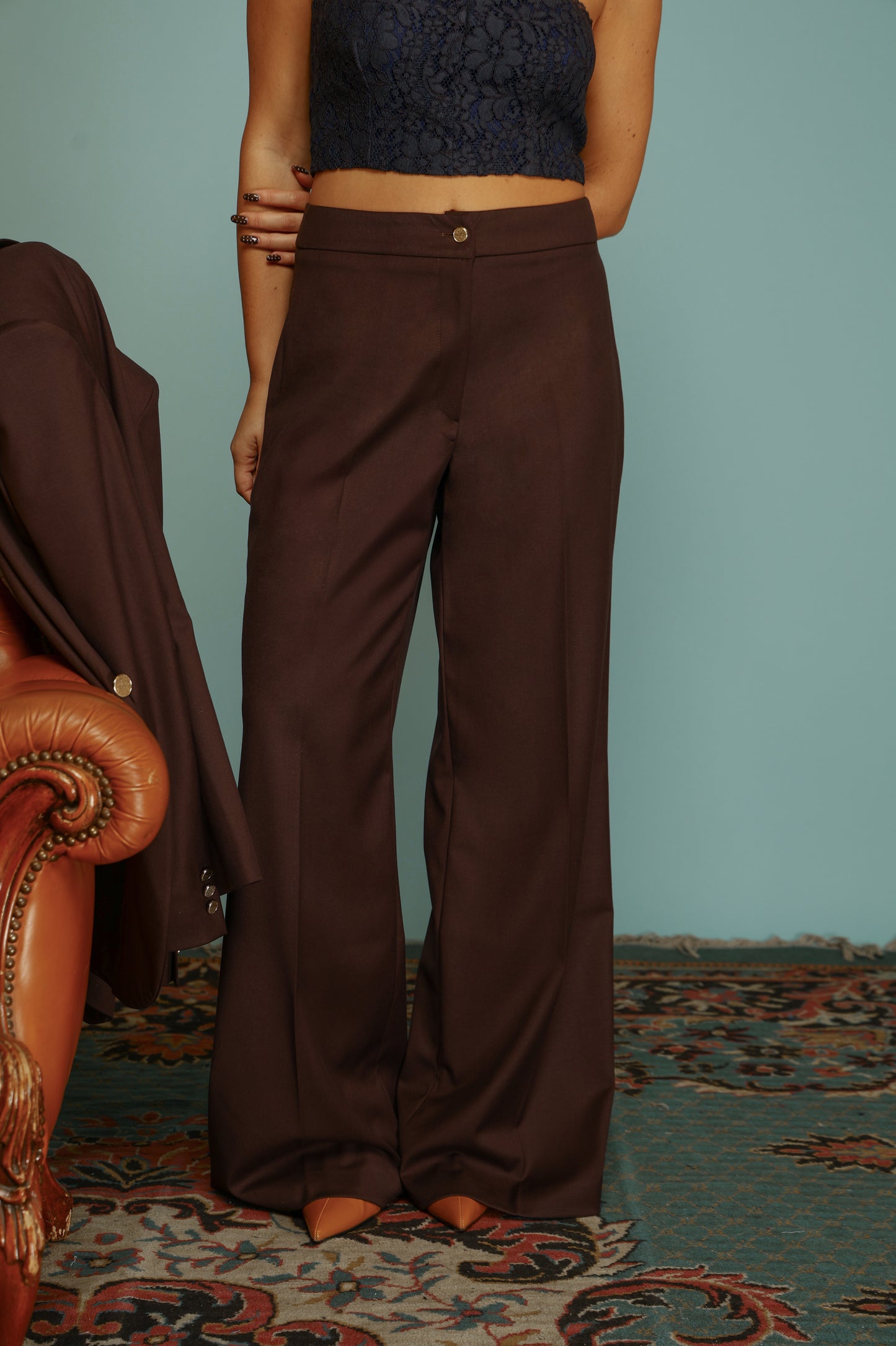 TAILLEUR MONOPETTO DIANA CIOCCOLATO