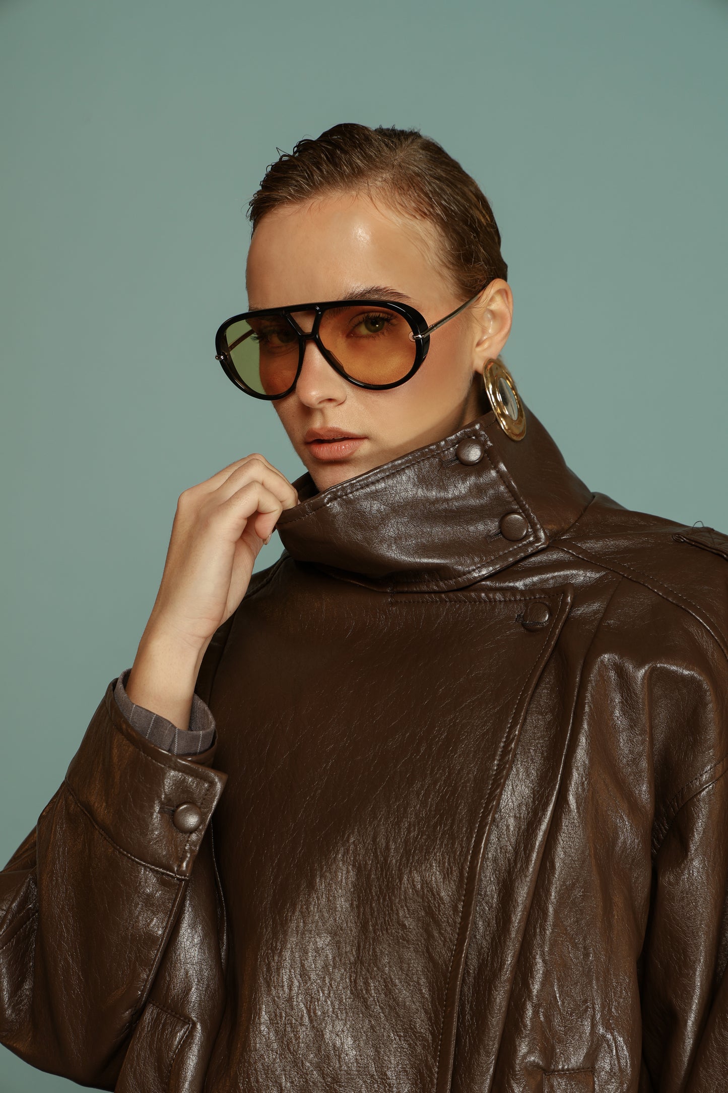 BIKER LONDON MARRONE