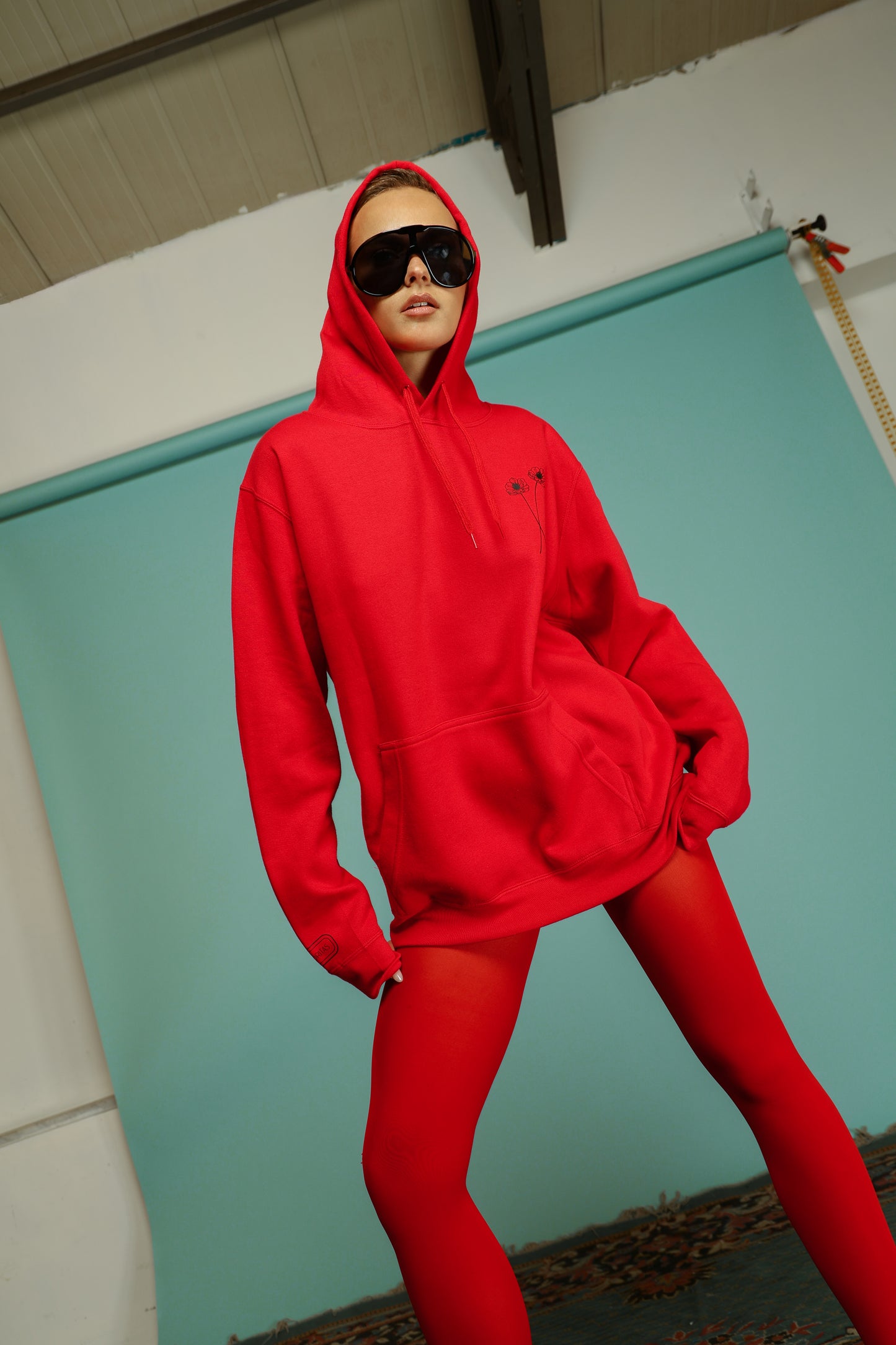 FELPA FLOWER FOR YOU ROSSO