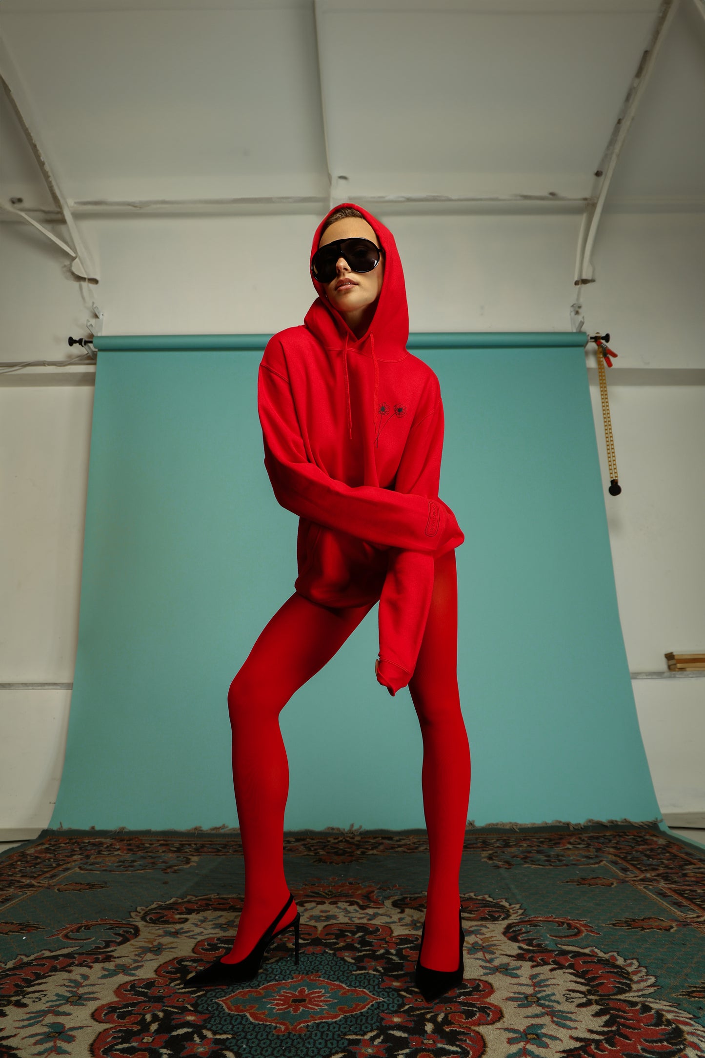 FELPA FLOWER FOR YOU ROSSO