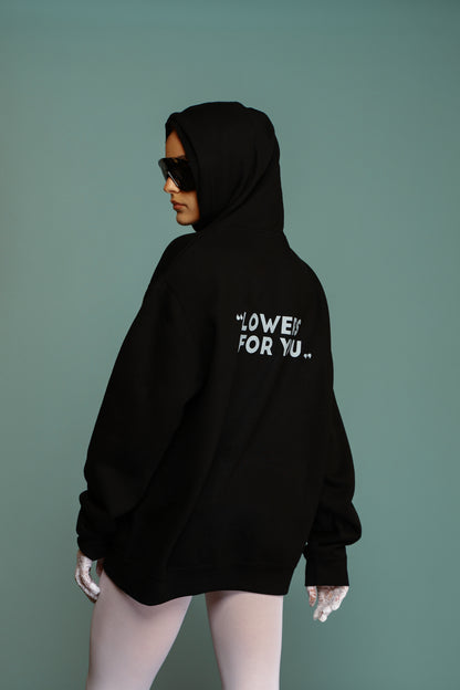 FELPA FLOWER FOR YOU NERO