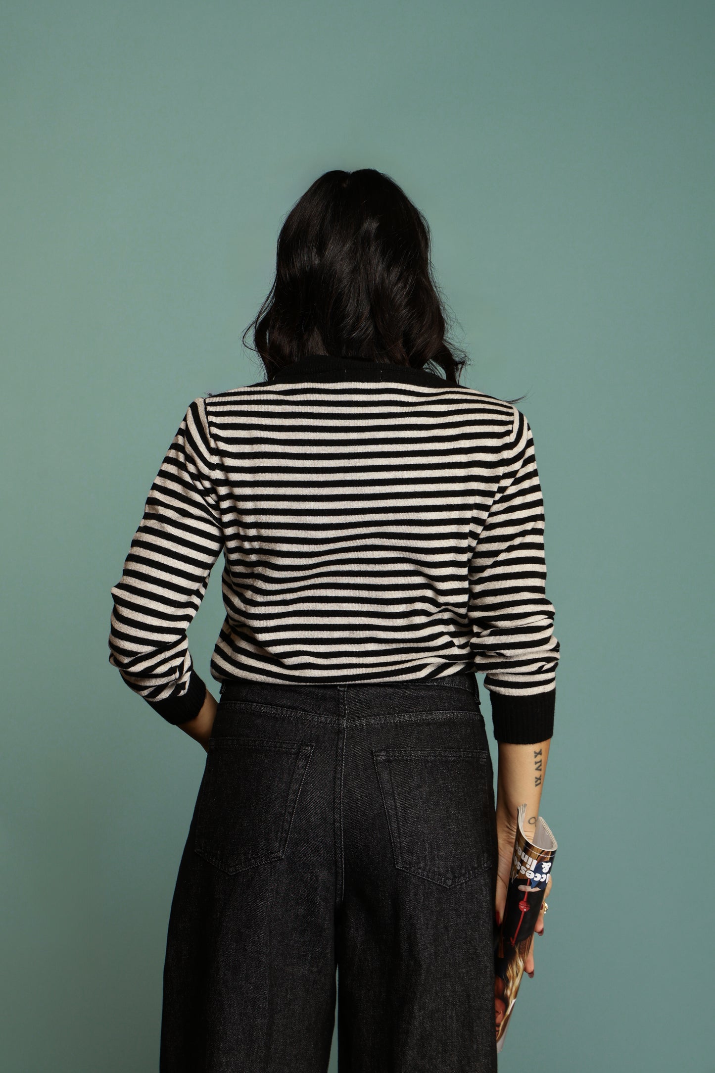 PULLOVER KENDAL PANNA/NERO