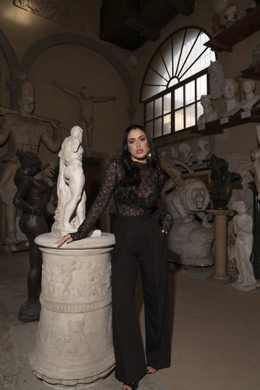 PANTALONI SARTORIALE ARTEMISIA NERO