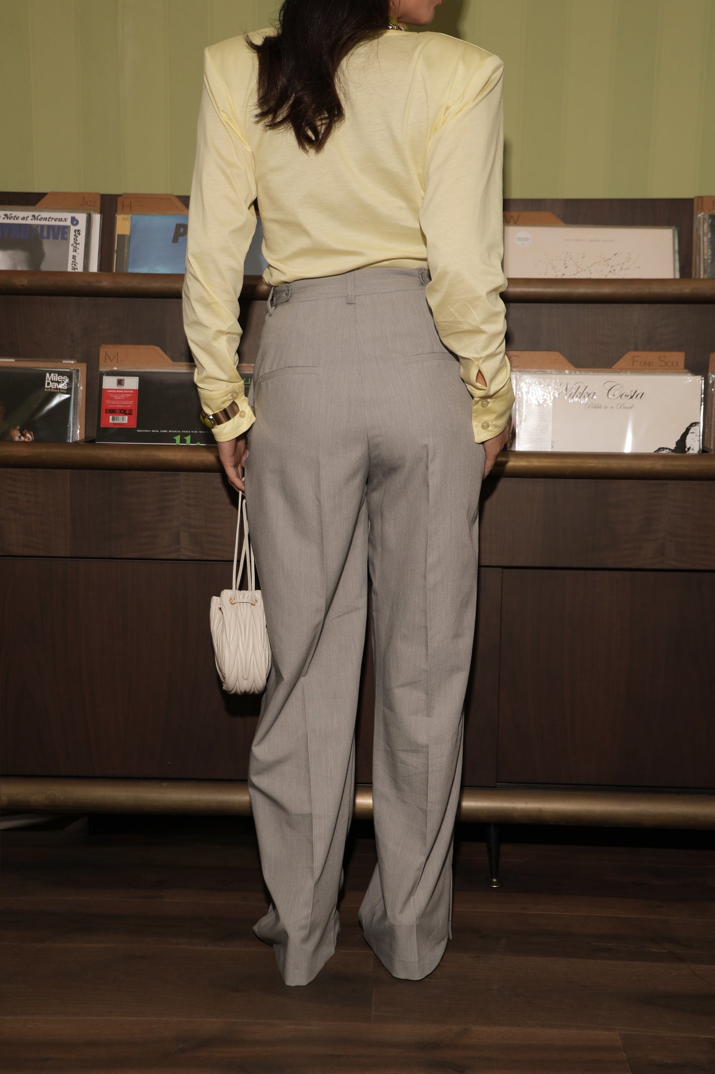 PANTALONI SARTORIALE ARTEMISIA GRIGIO MEDIO