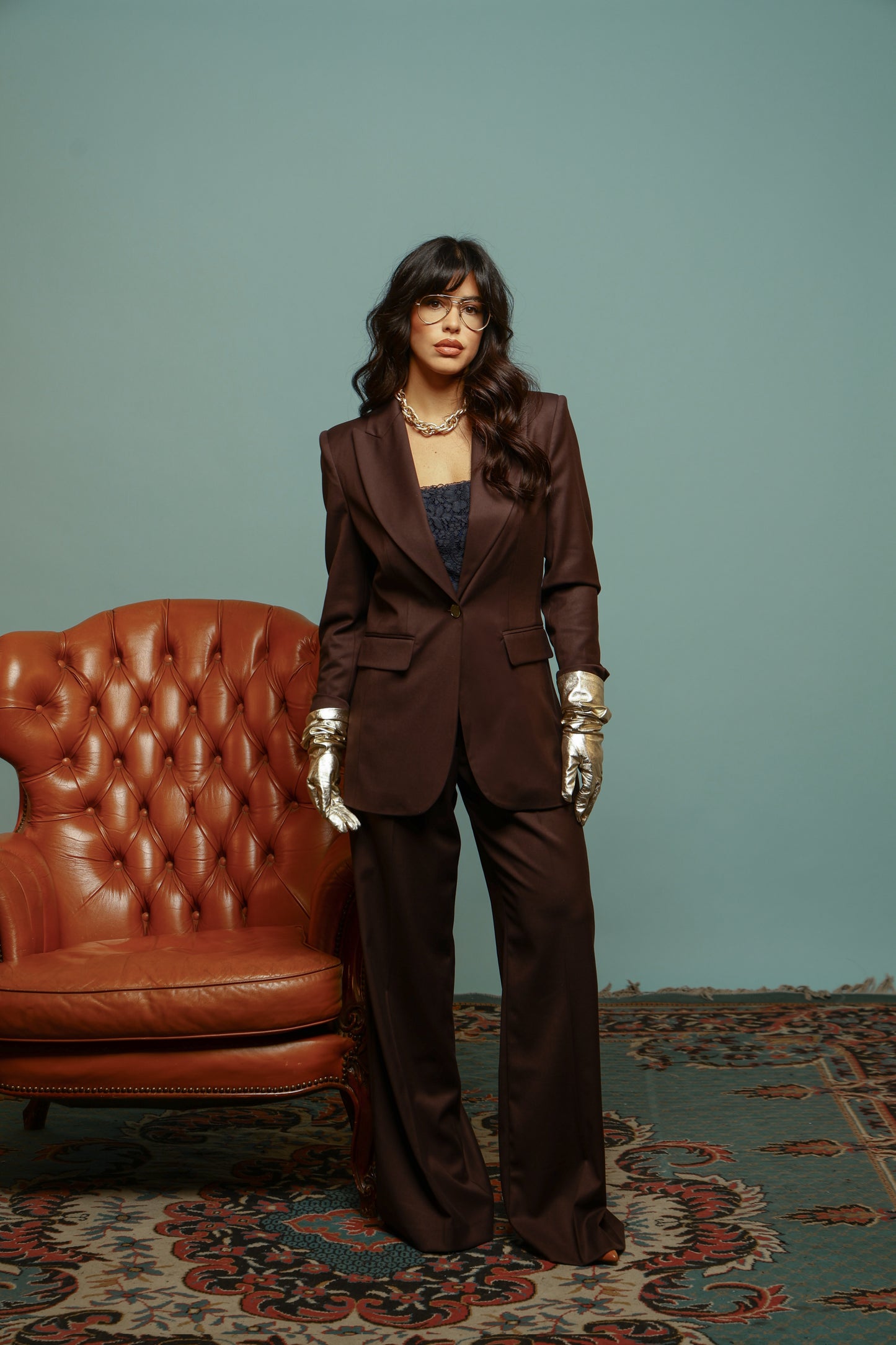 TAILLEUR MONOPETTO DIANA CIOCCOLATO