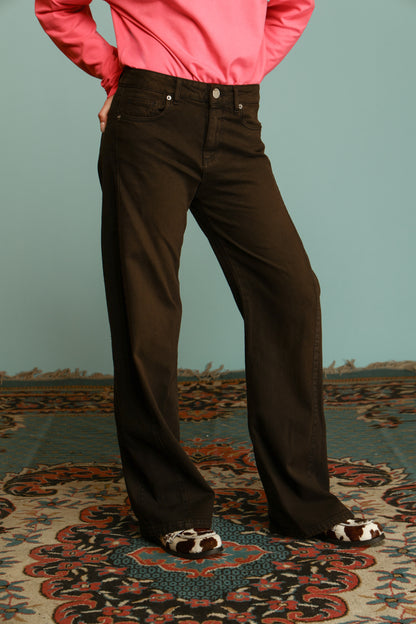 JEANS BROOKLYN DARK BROWN