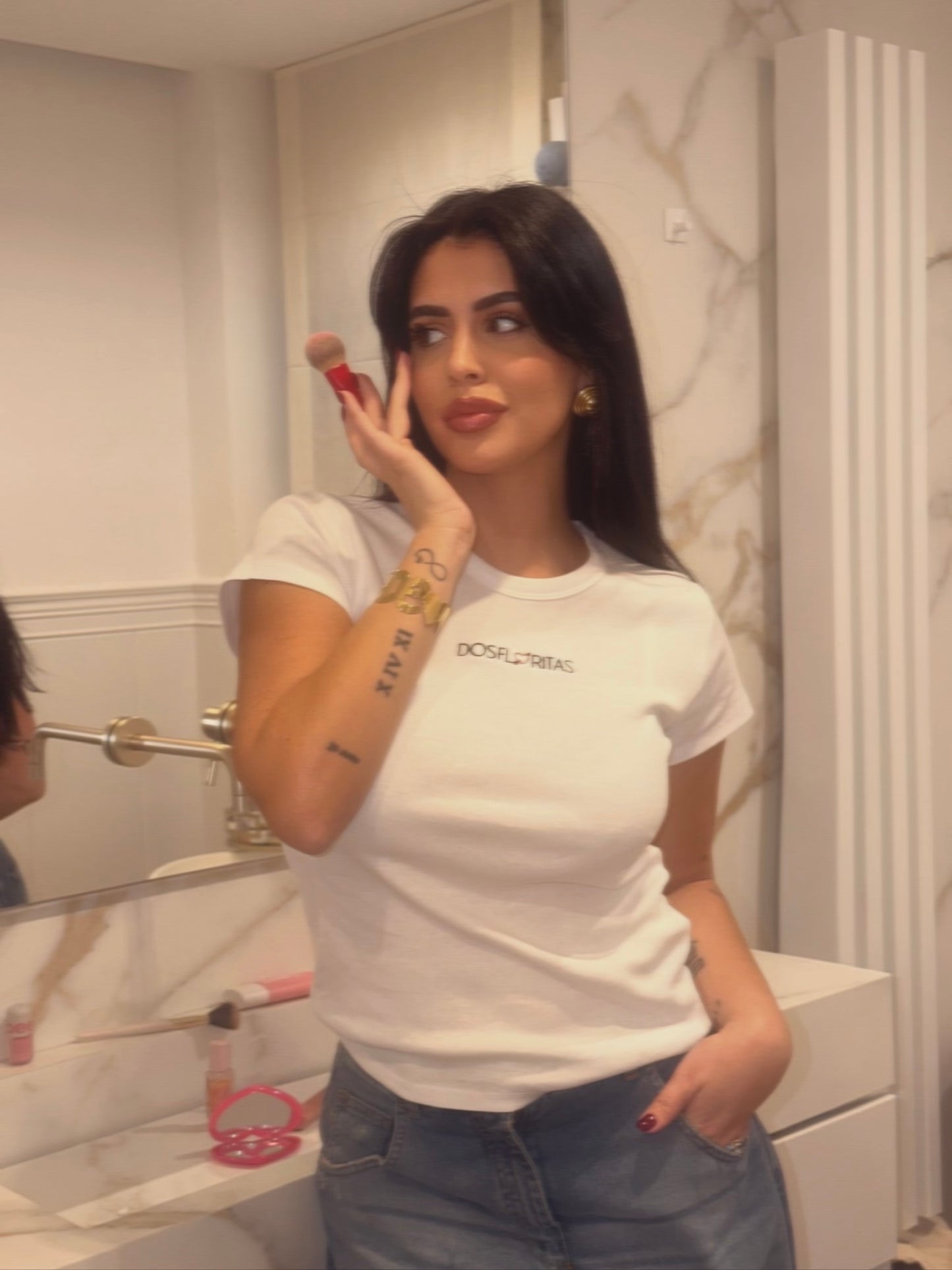 T-SHIRT LOVE BIANCO