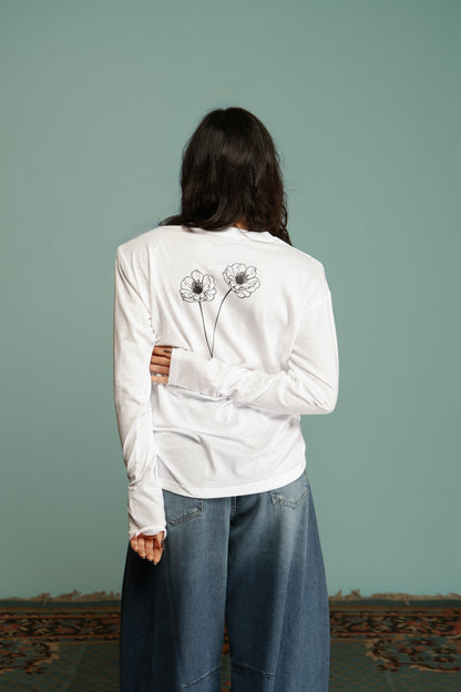 T-SHIRT REBEL BIANCO