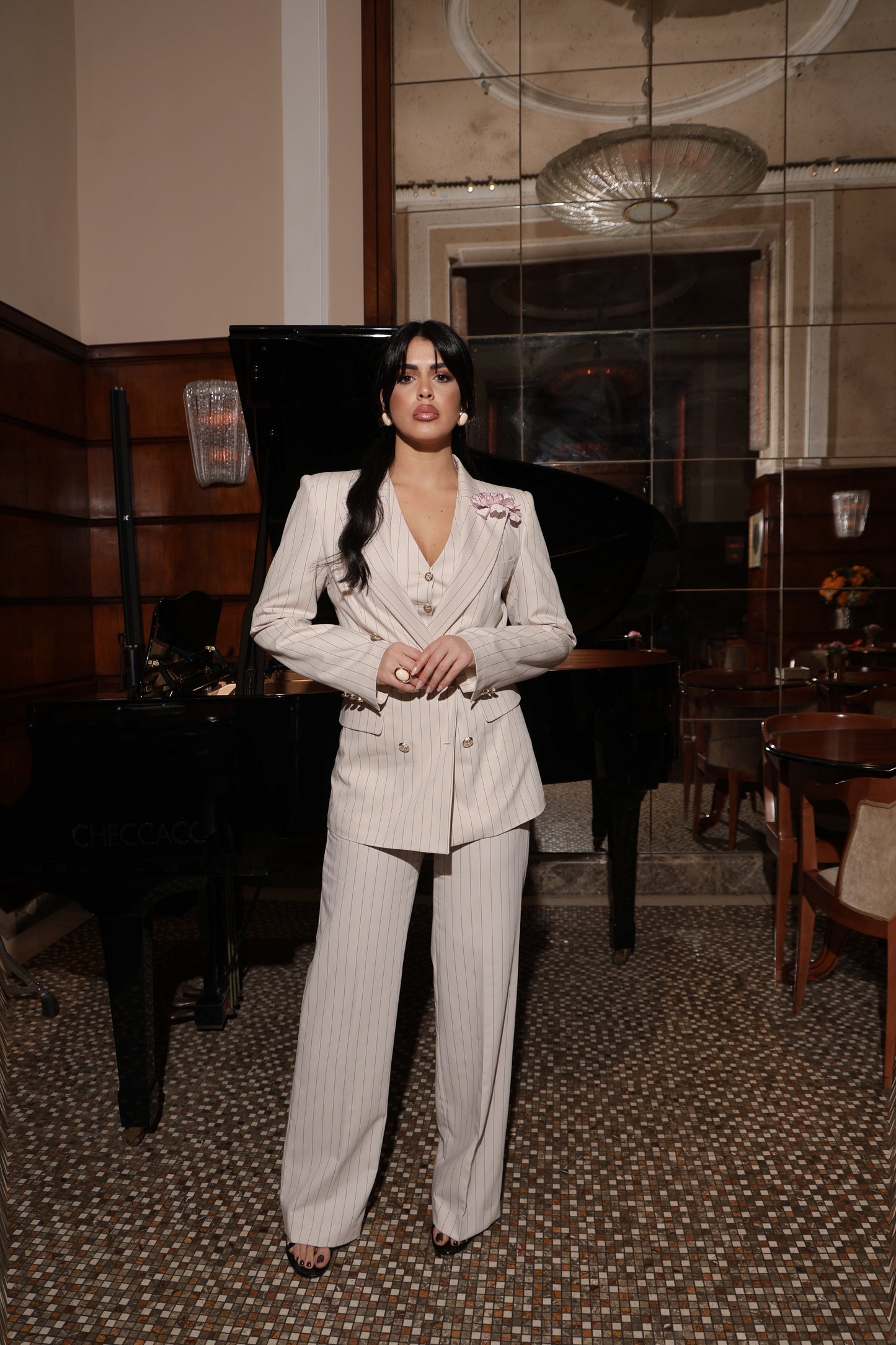 TAILLEUR CAMELIA GESSATO CREMA
