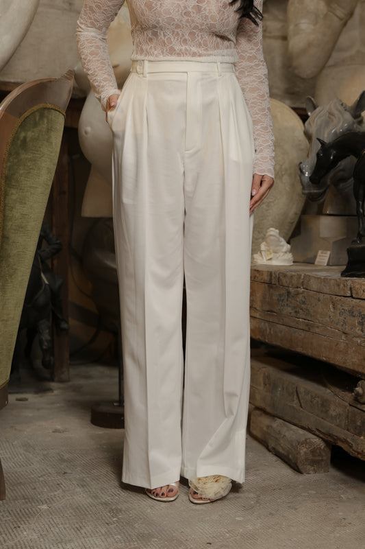 PANTALONI SARTORIALE ARTEMISIA PANNA