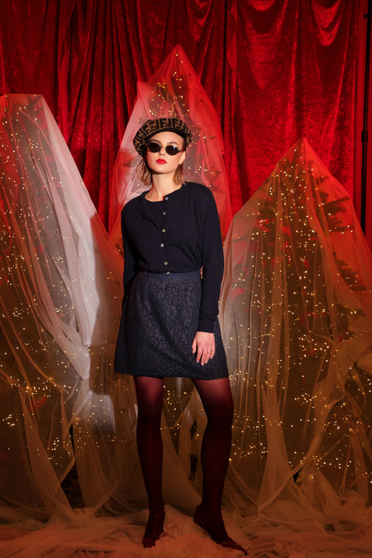 MINI GONNA MARIELLE NAVY