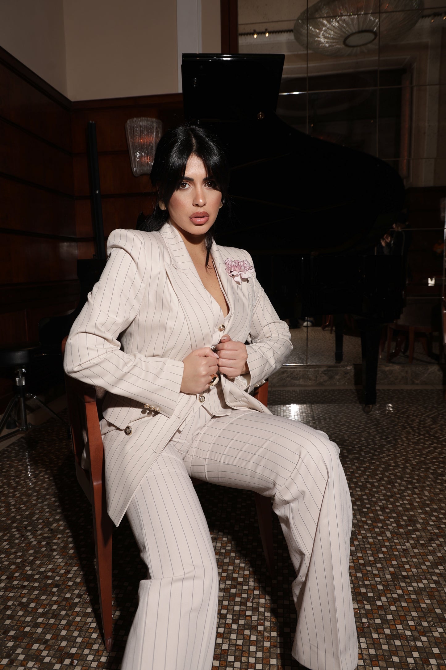 TAILLEUR CAMELIA GESSATO CREMA