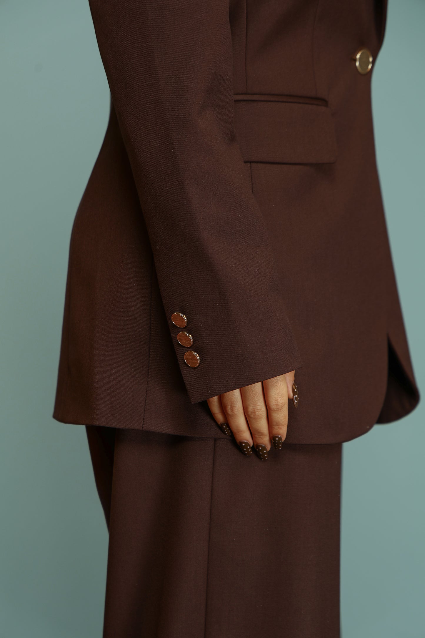 TAILLEUR MONOPETTO DIANA CIOCCOLATO