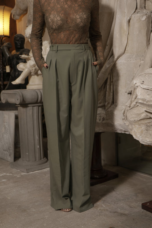 PANTALONI SARTORIALE ARTEMISIA ARMY