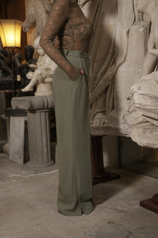 PANTALONI SARTORIALE ARTEMISIA ARMY