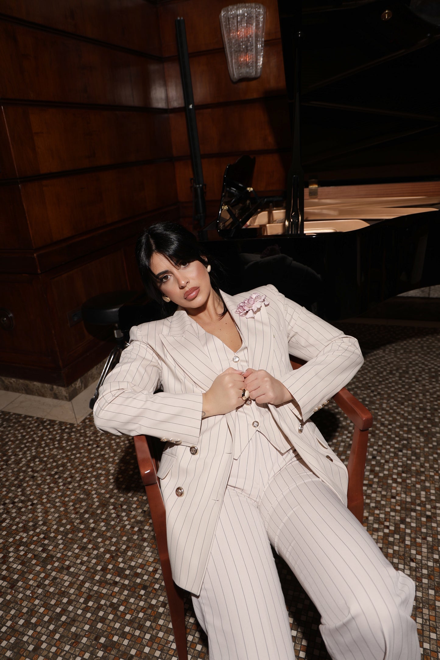 TAILLEUR CAMELIA GESSATO CREMA
