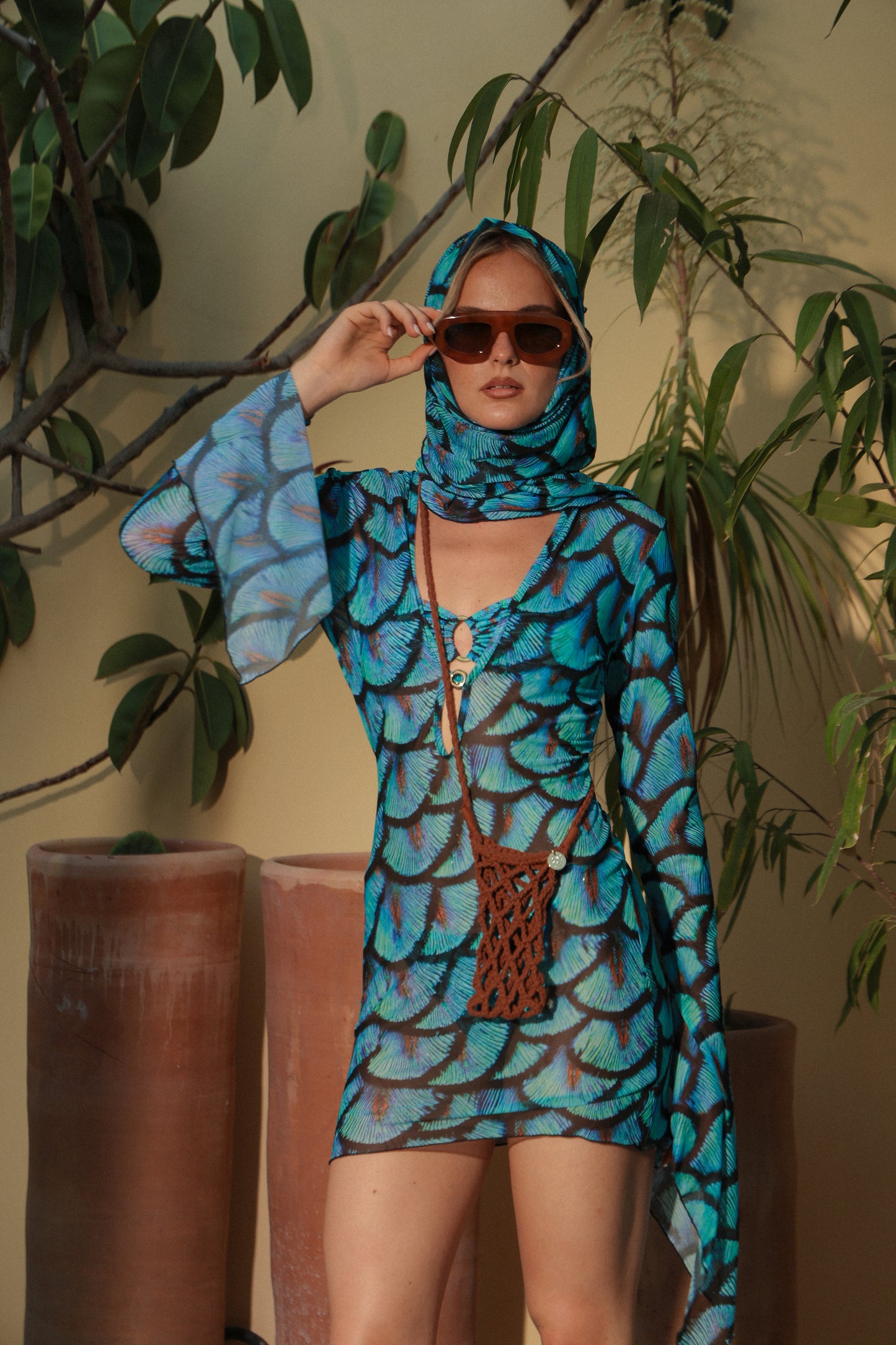 MINI DRESS RUMBA PLUMA