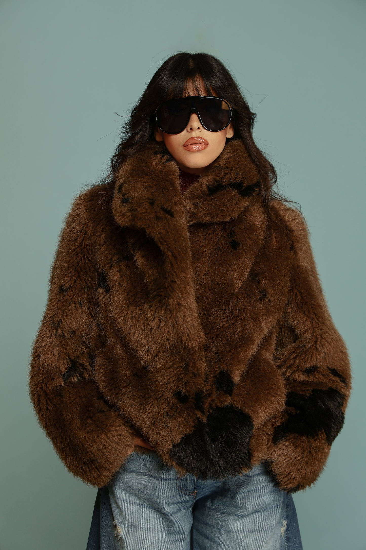 BOMBER CRUDELIA MARRONE/NERO