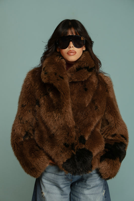 BOMBER CRUDELIA MARRONE/NERO