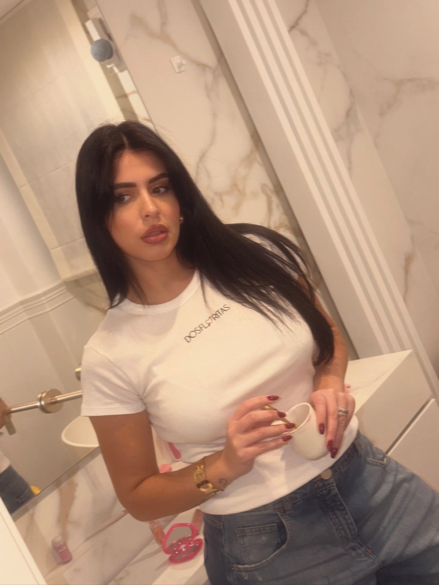 T-SHIRT LOVE BIANCO