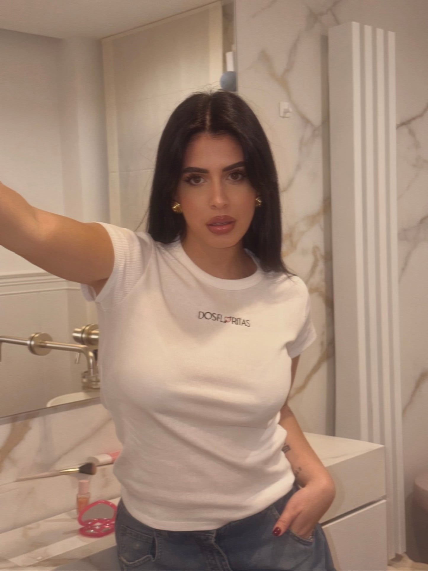 T-SHIRT LOVE BIANCO
