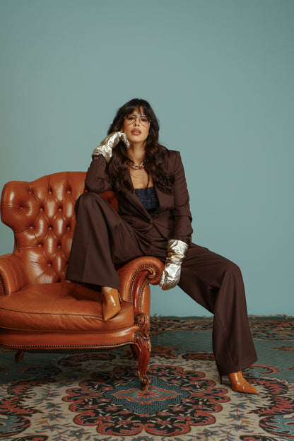 TAILLEUR MONOPETTO DIANA CIOCCOLATO