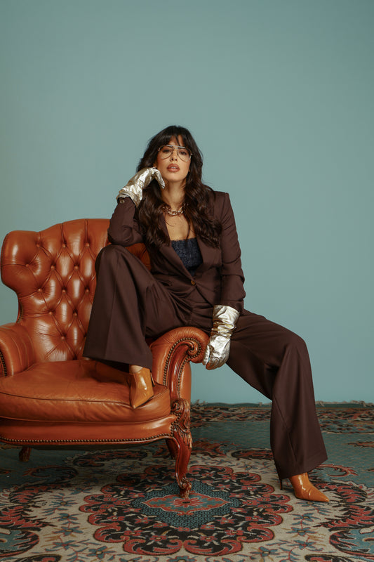 TAILLEUR MONOPETTO DIANA CIOCCOLATO