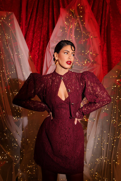 ABITO CAMILLE BORDEAUX