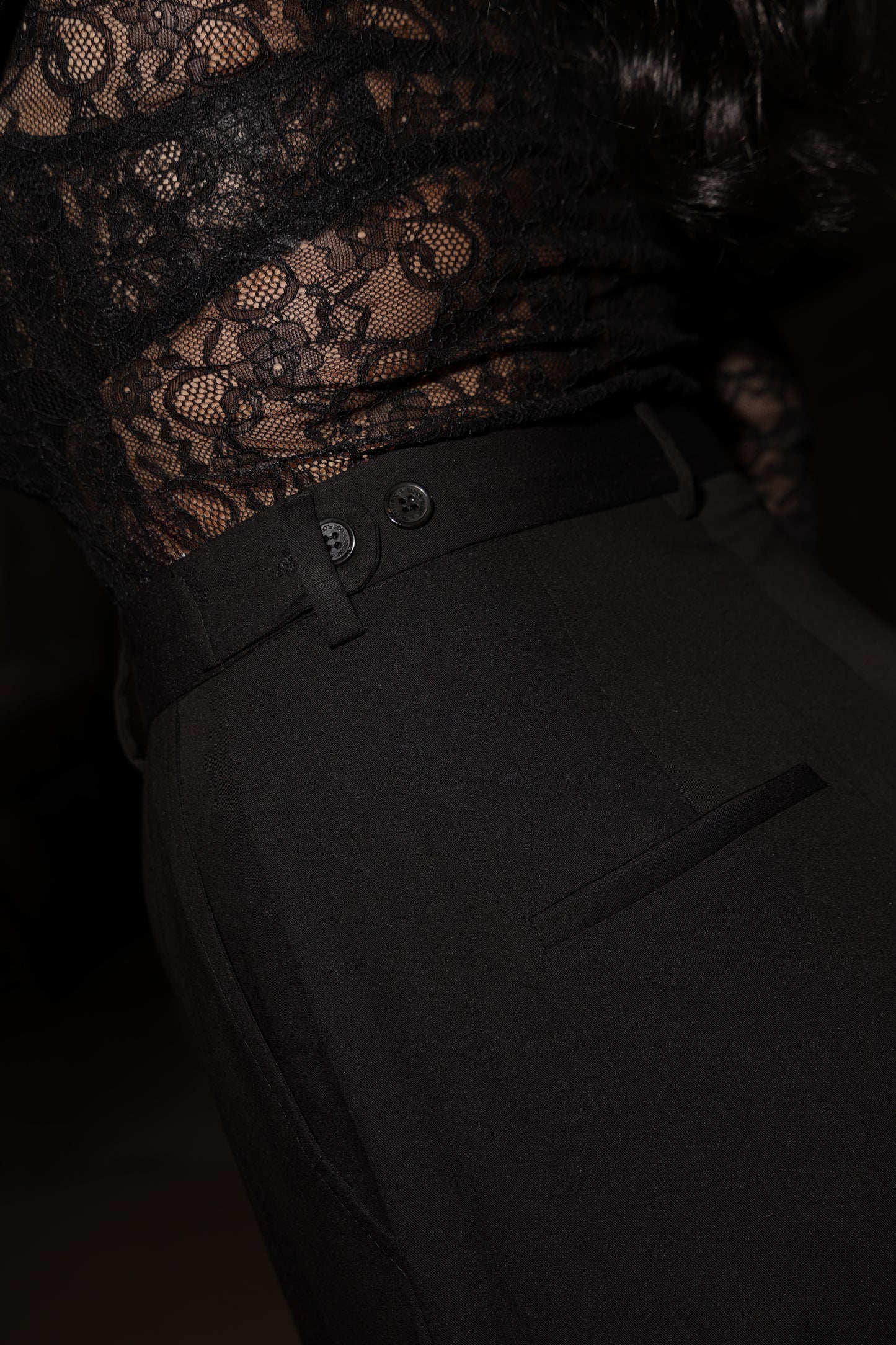 PANTALONI SARTORIALE ARTEMISIA NERO