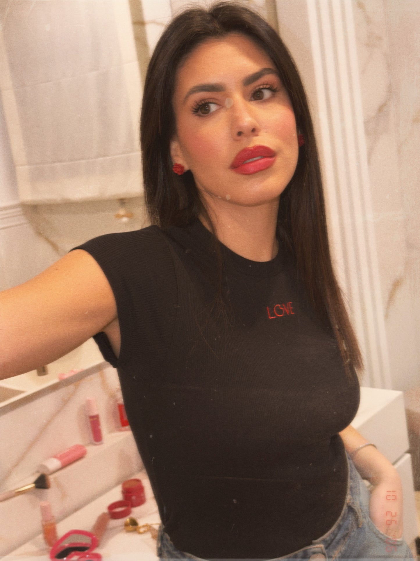 T-SHIRT LOVE NERO