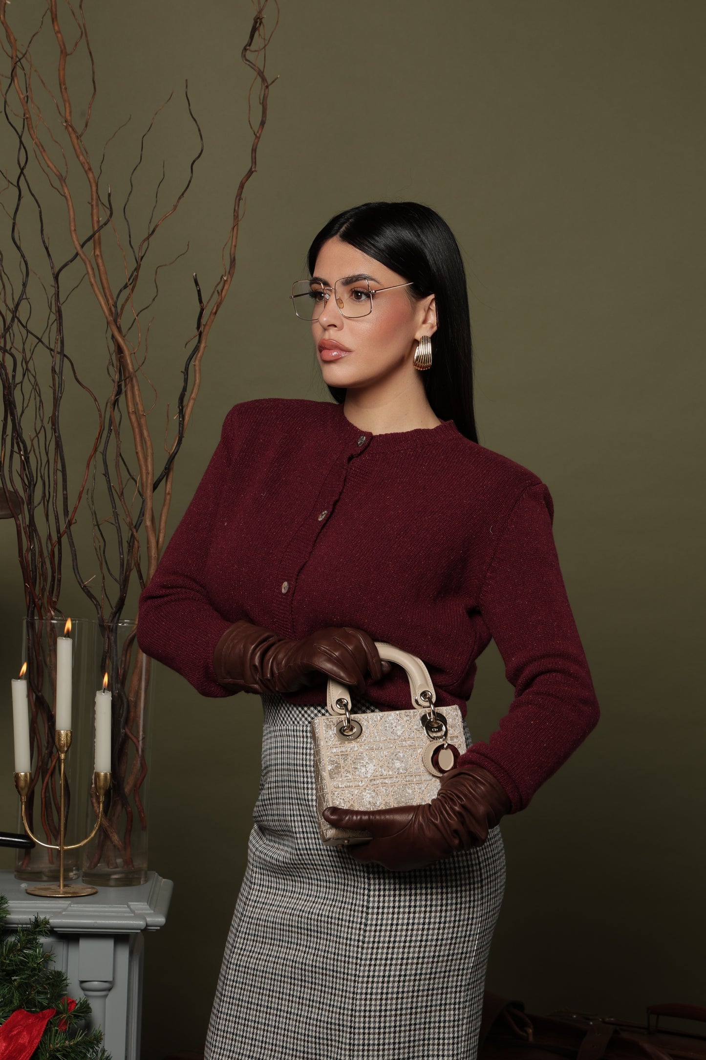 CARDIGAN NALI' BORDEAUX