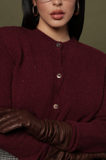 CARDIGAN NALI' BORDEAUX