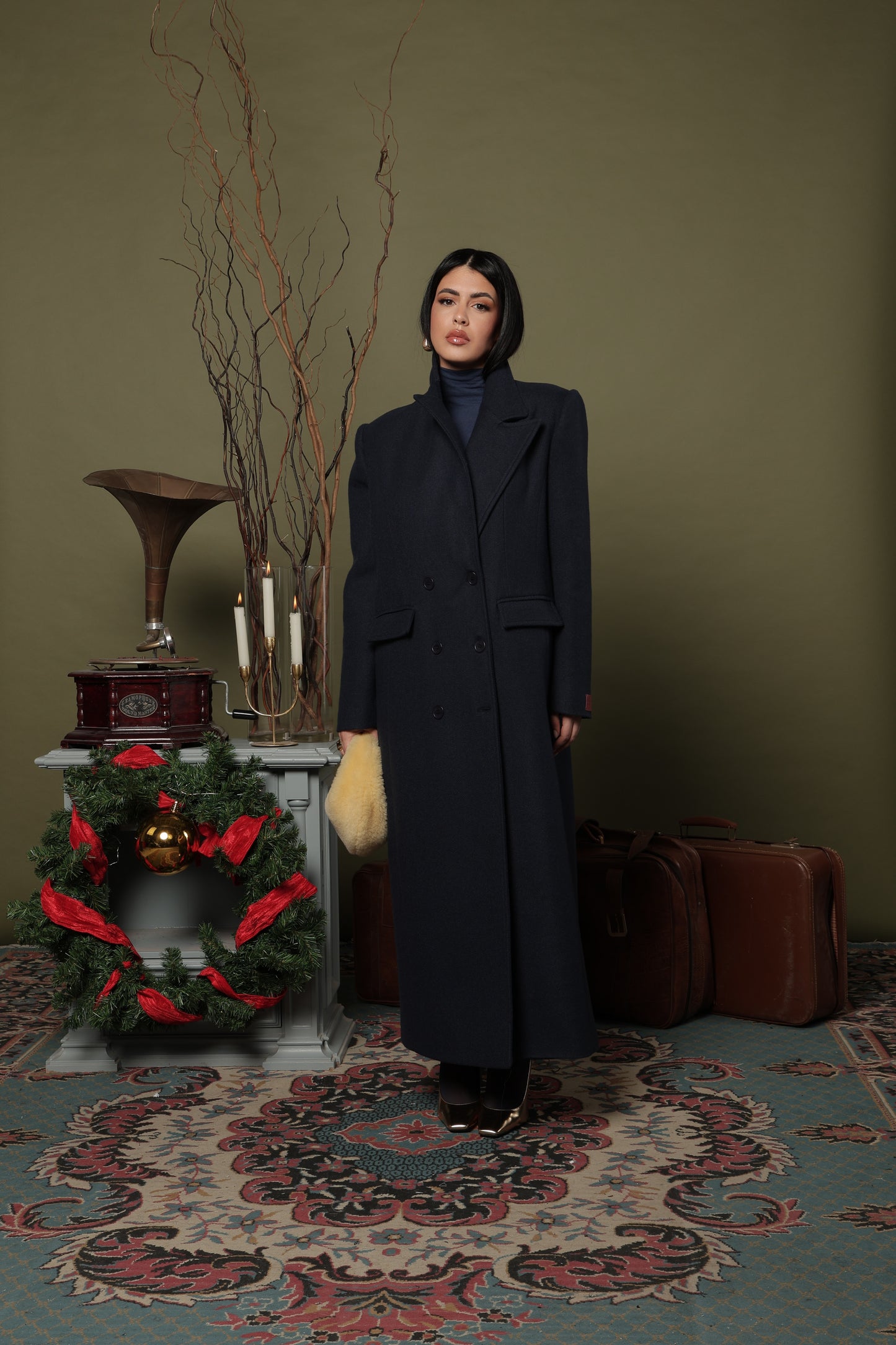 MAXI CAPPOTTO MIRANDA BLU