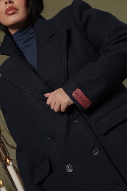 MAXI CAPPOTTO MIRANDA BLU