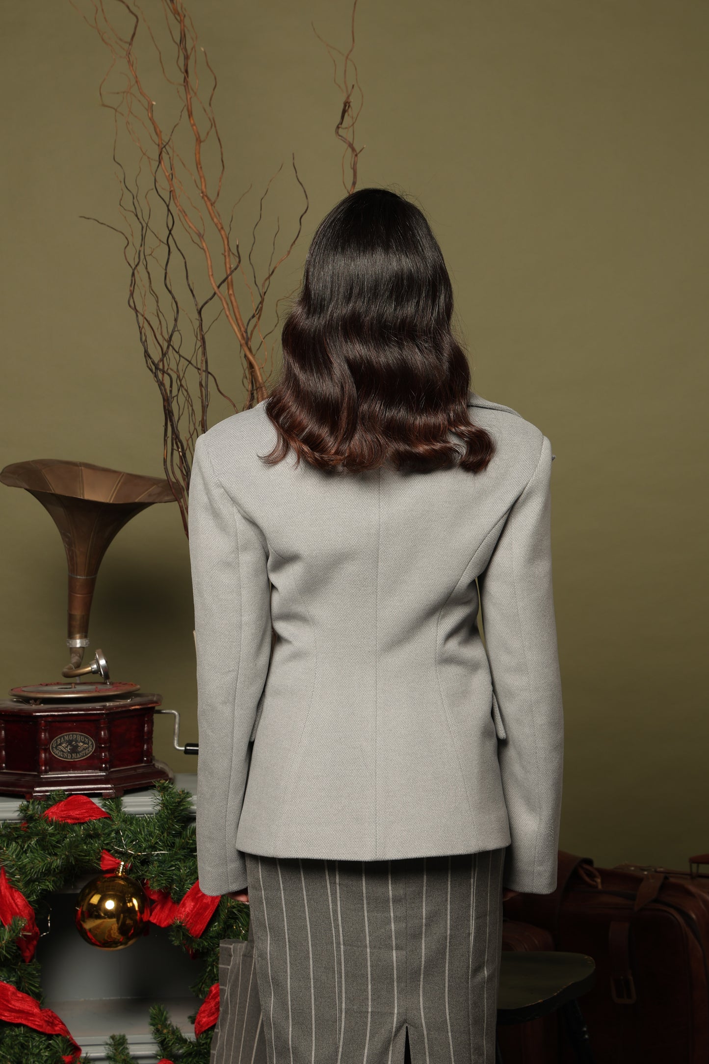 CAPPOTTO CORTO LAYANA GRIGIO