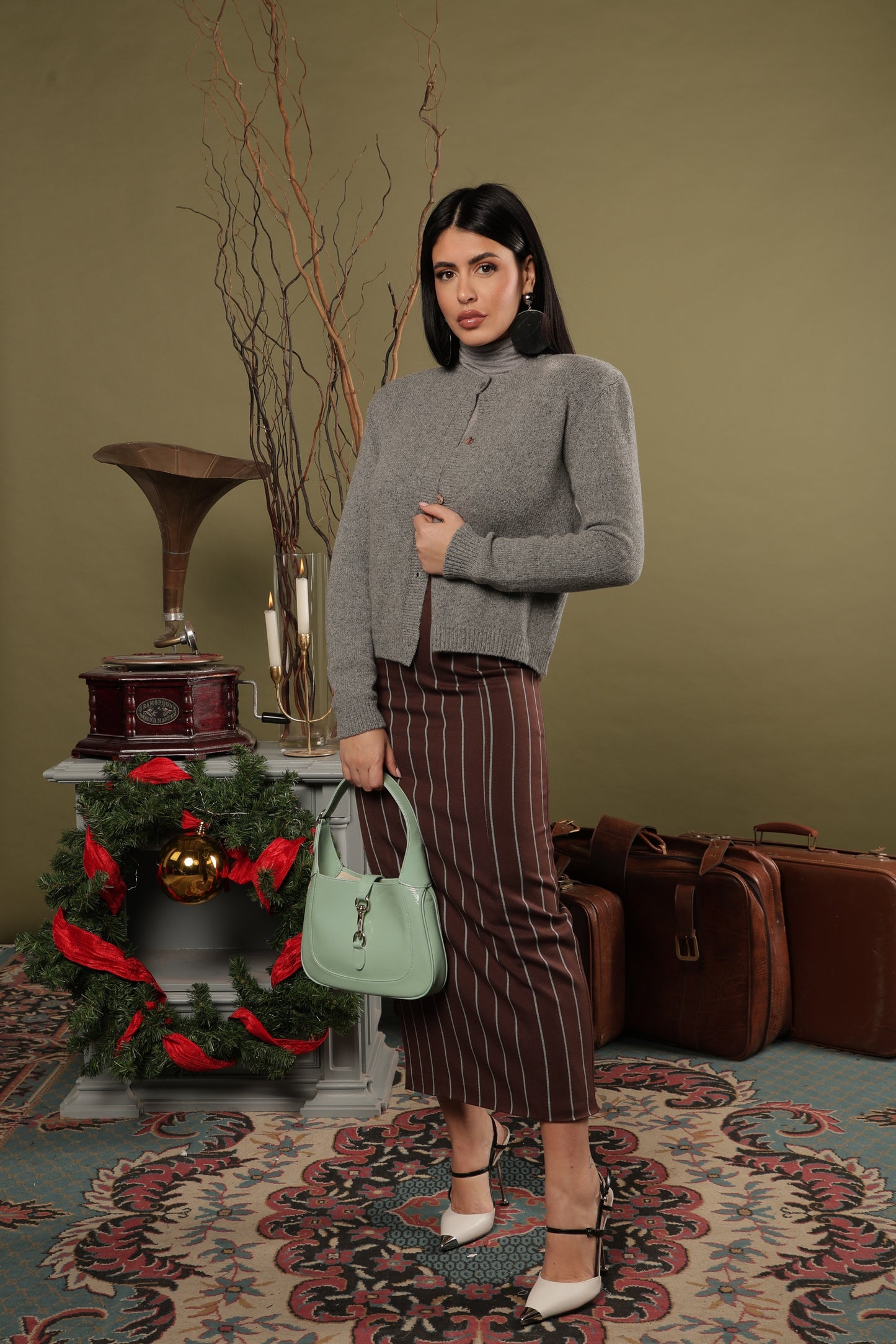 CARDIGAN NALI' GRIGIO